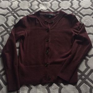 Cardigan sweaters 1 - brown ; 1 - purple
